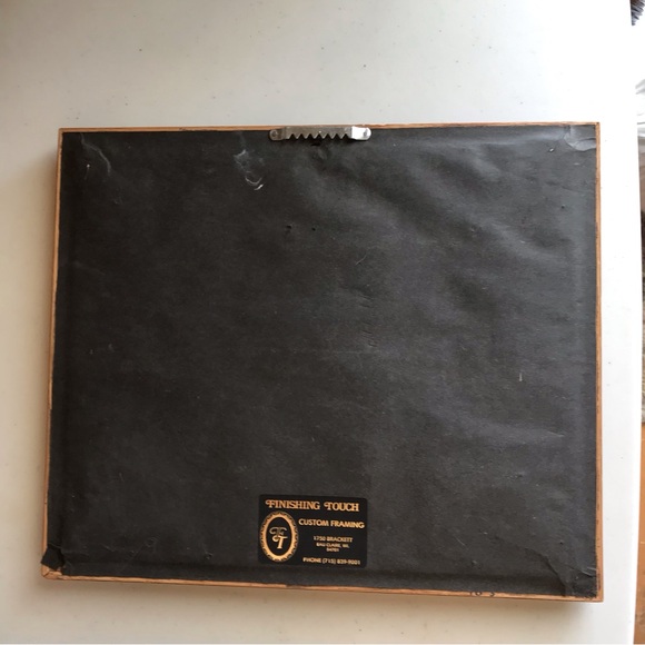 Handmade Complete Cross Stitch Bunnies Professionally Framed & Matted w/Glass - Picture 5 of 6